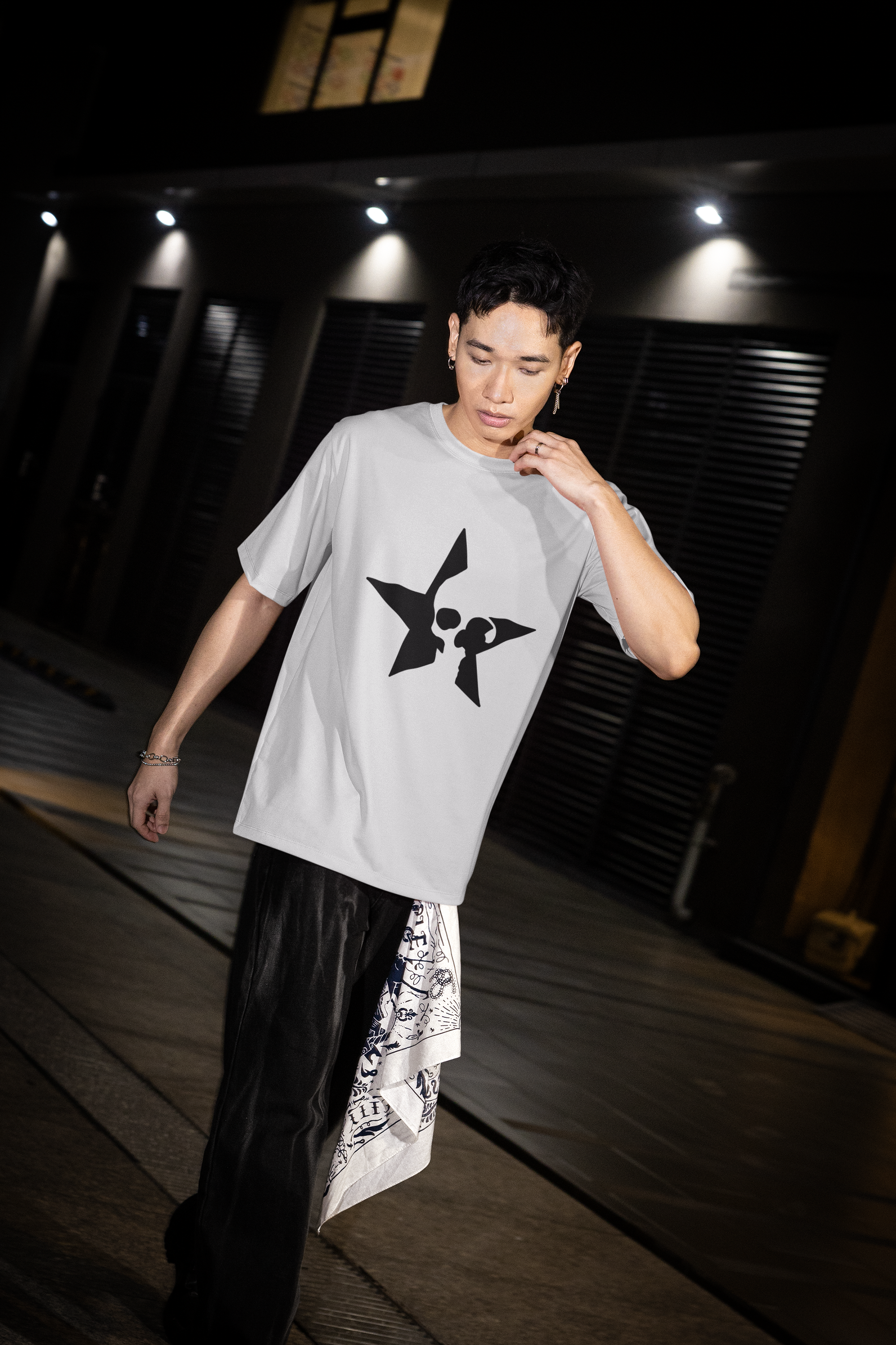 Star skull Oversized Standard unisex Tee