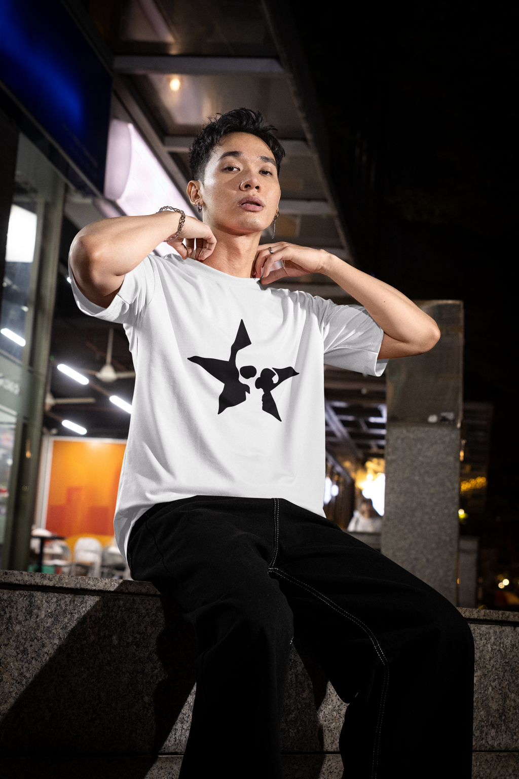 Star skull Oversized Standard unisex Tee