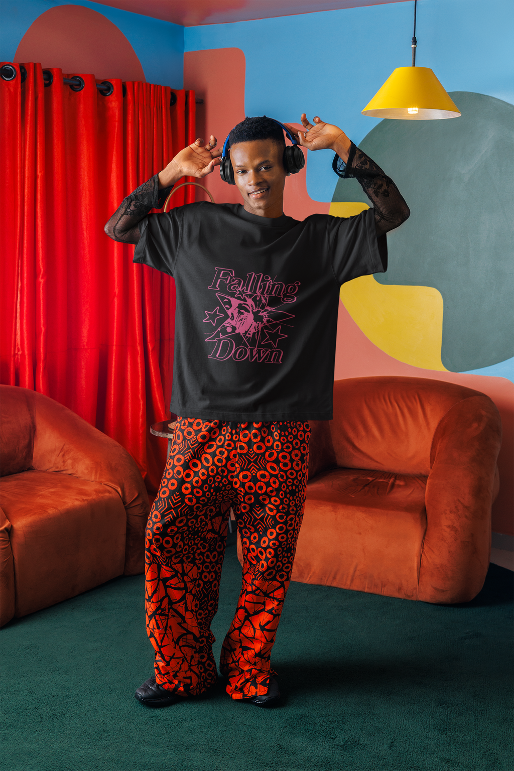 falling down- street wear style unisex Tee