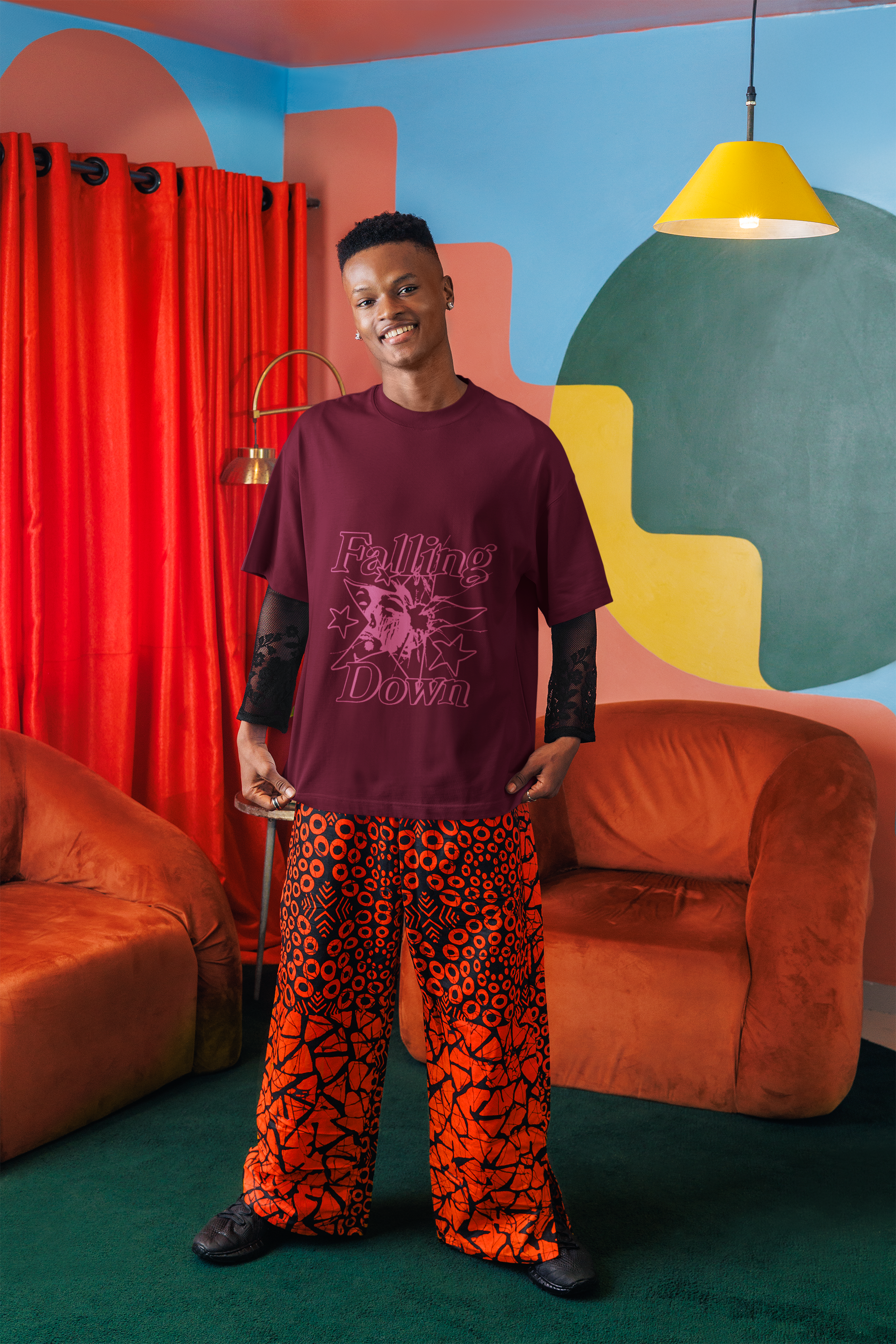 falling down- street wear style unisex Tee