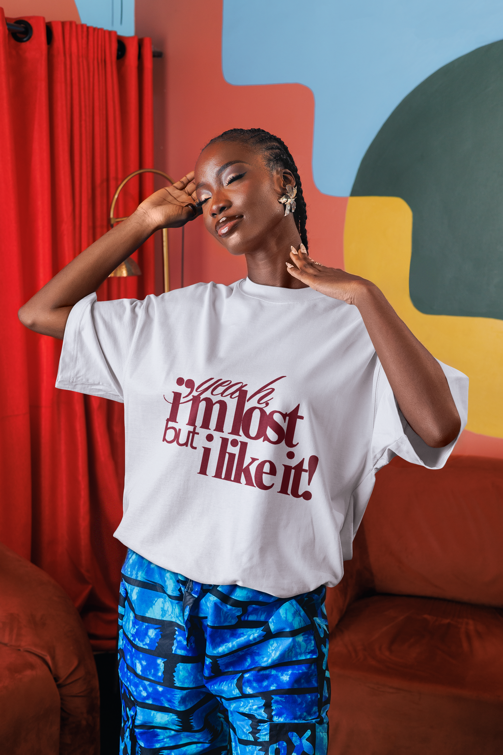 lost & LOVING IT women's casual tee