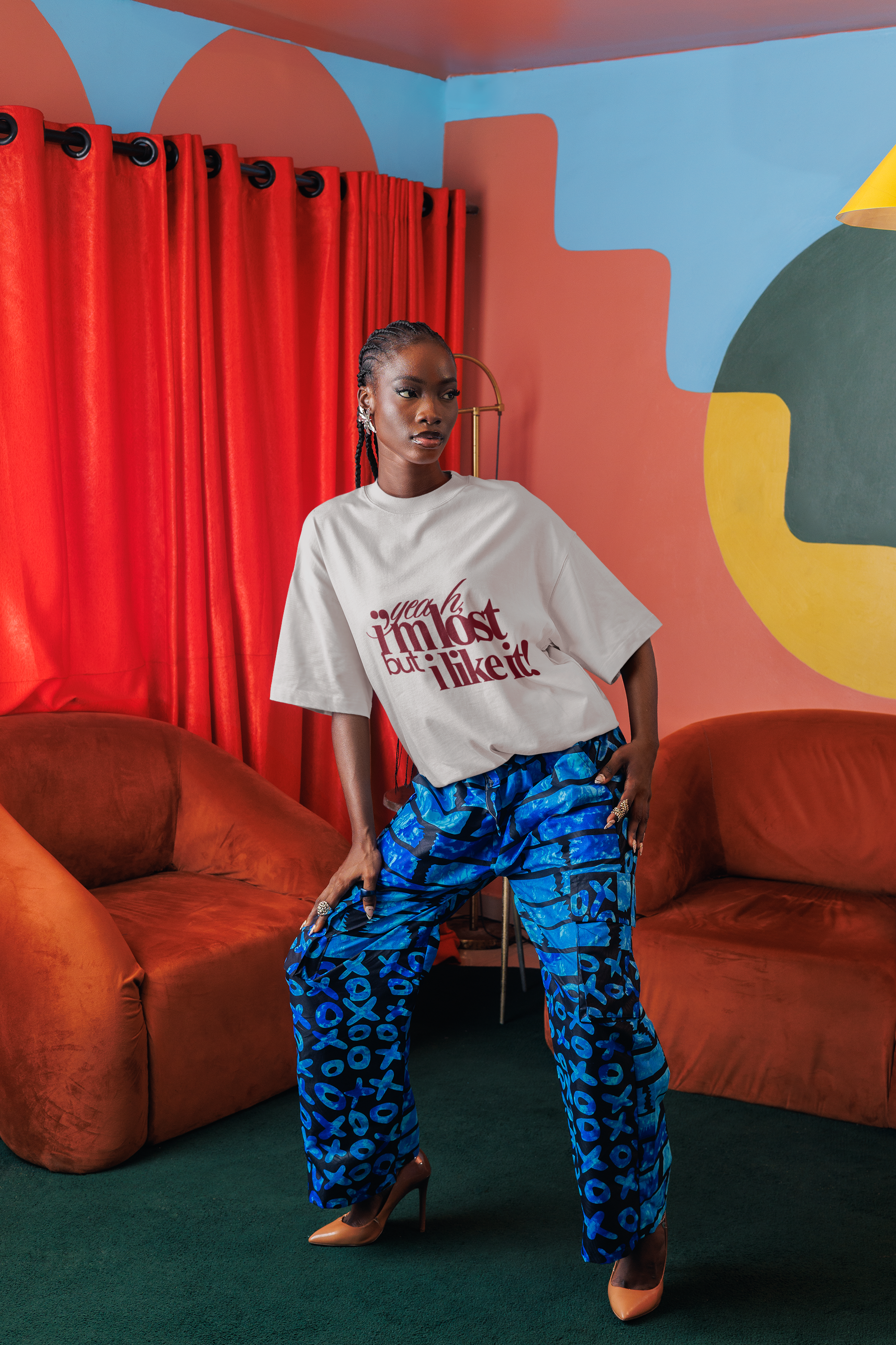 lost & LOVING IT women's casual tee