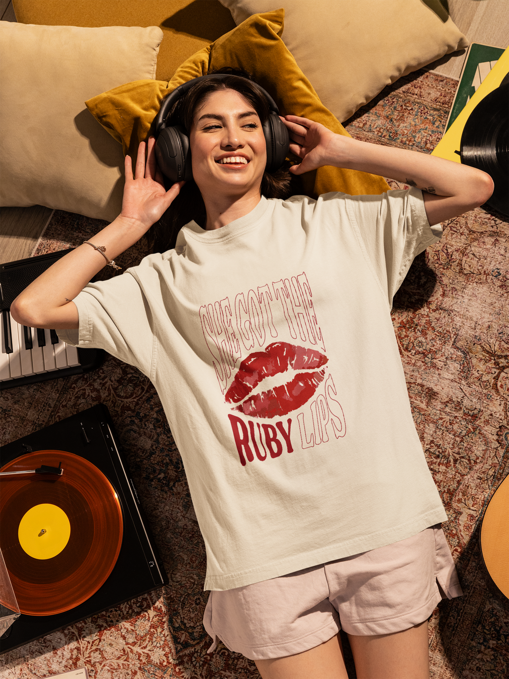 Sassy & Bold ruby lips Tee