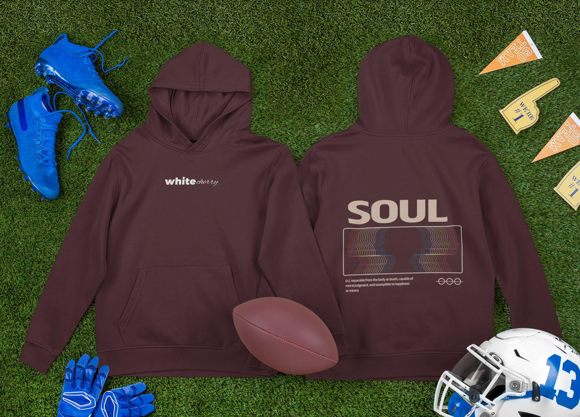 Soul Back Print Oversized Unisex Hoodie