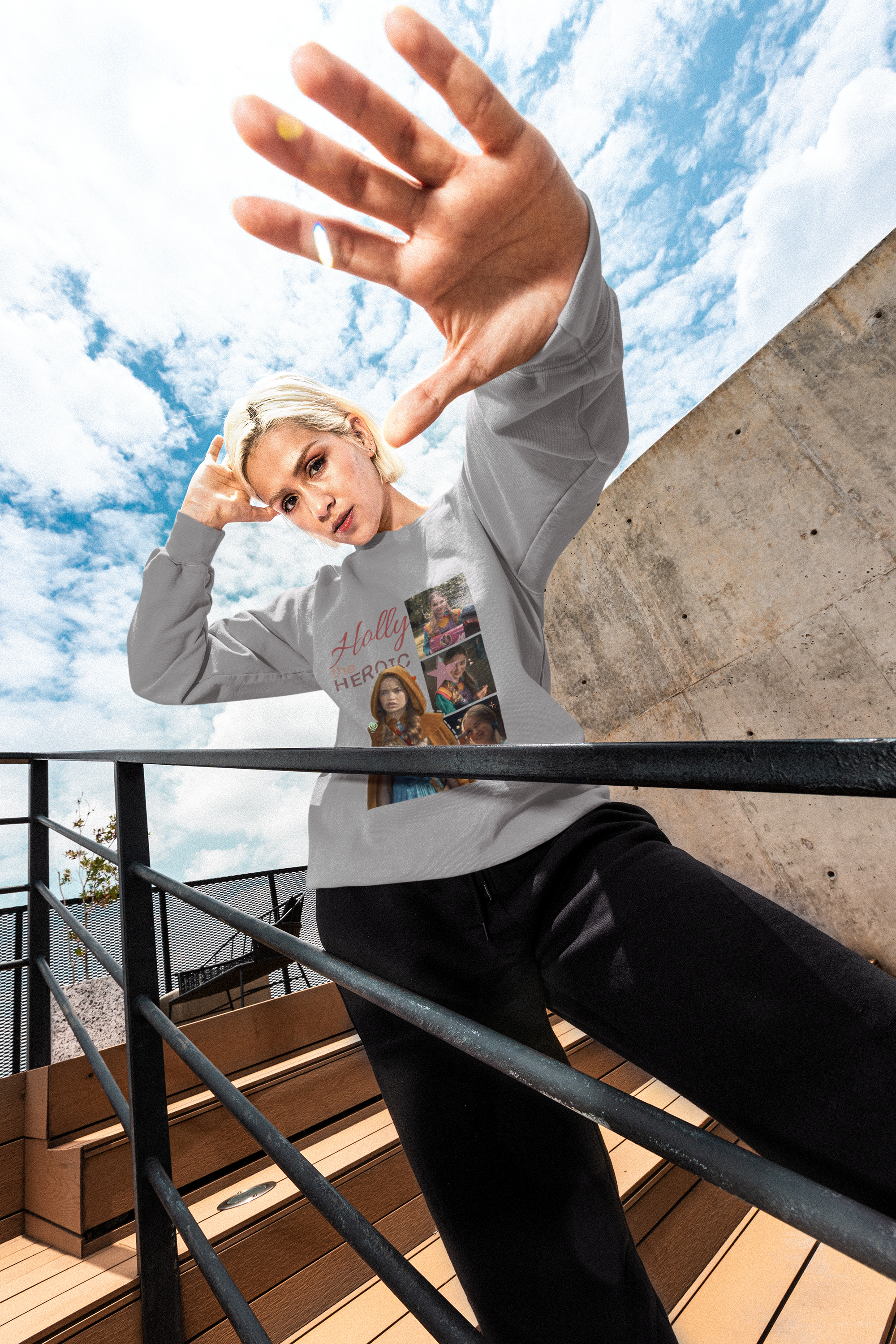 Heroic Holly Sweatshirt - Inspired by Stranger Things.