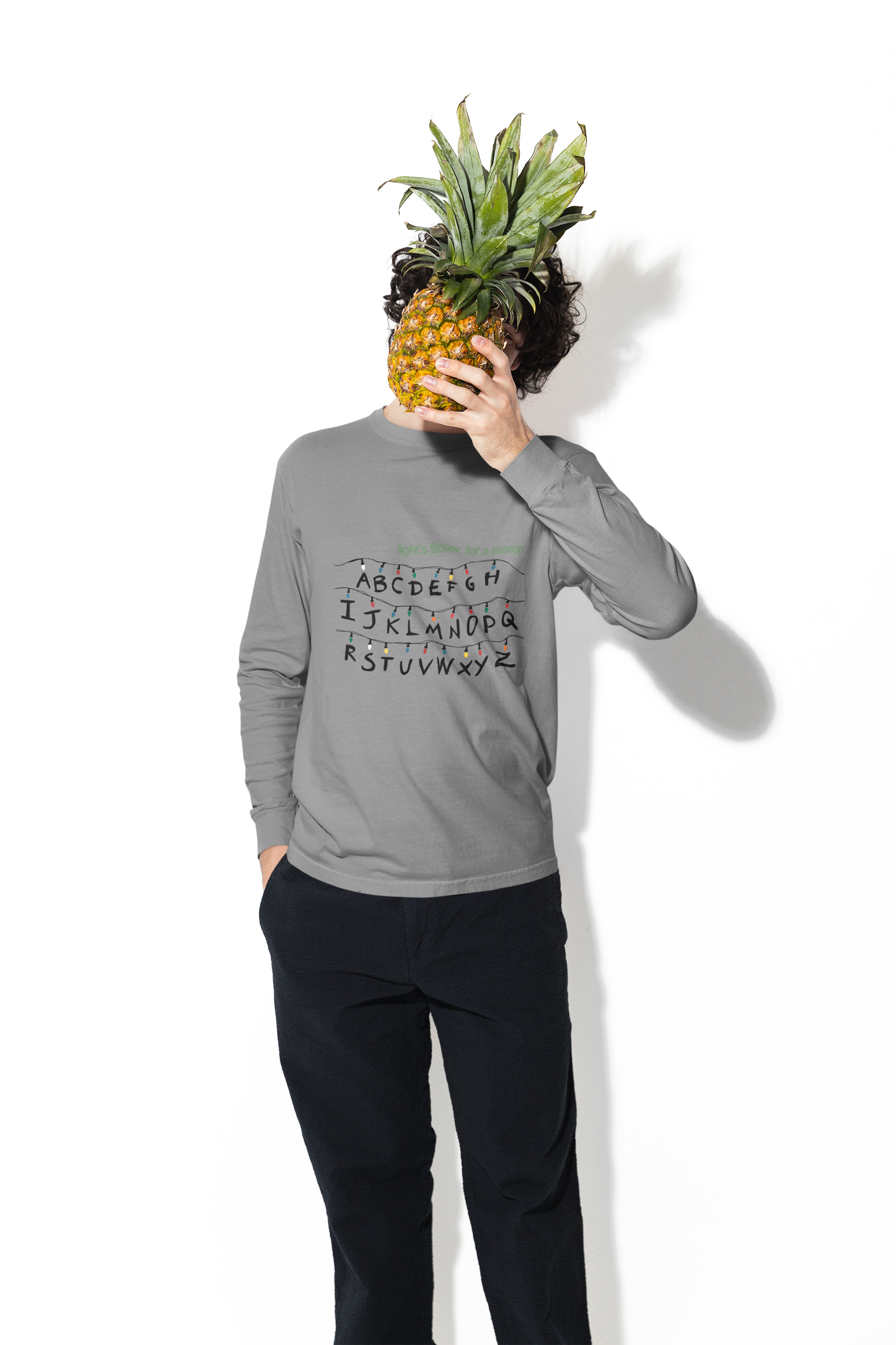 Flickering Lights Alphabet Tee