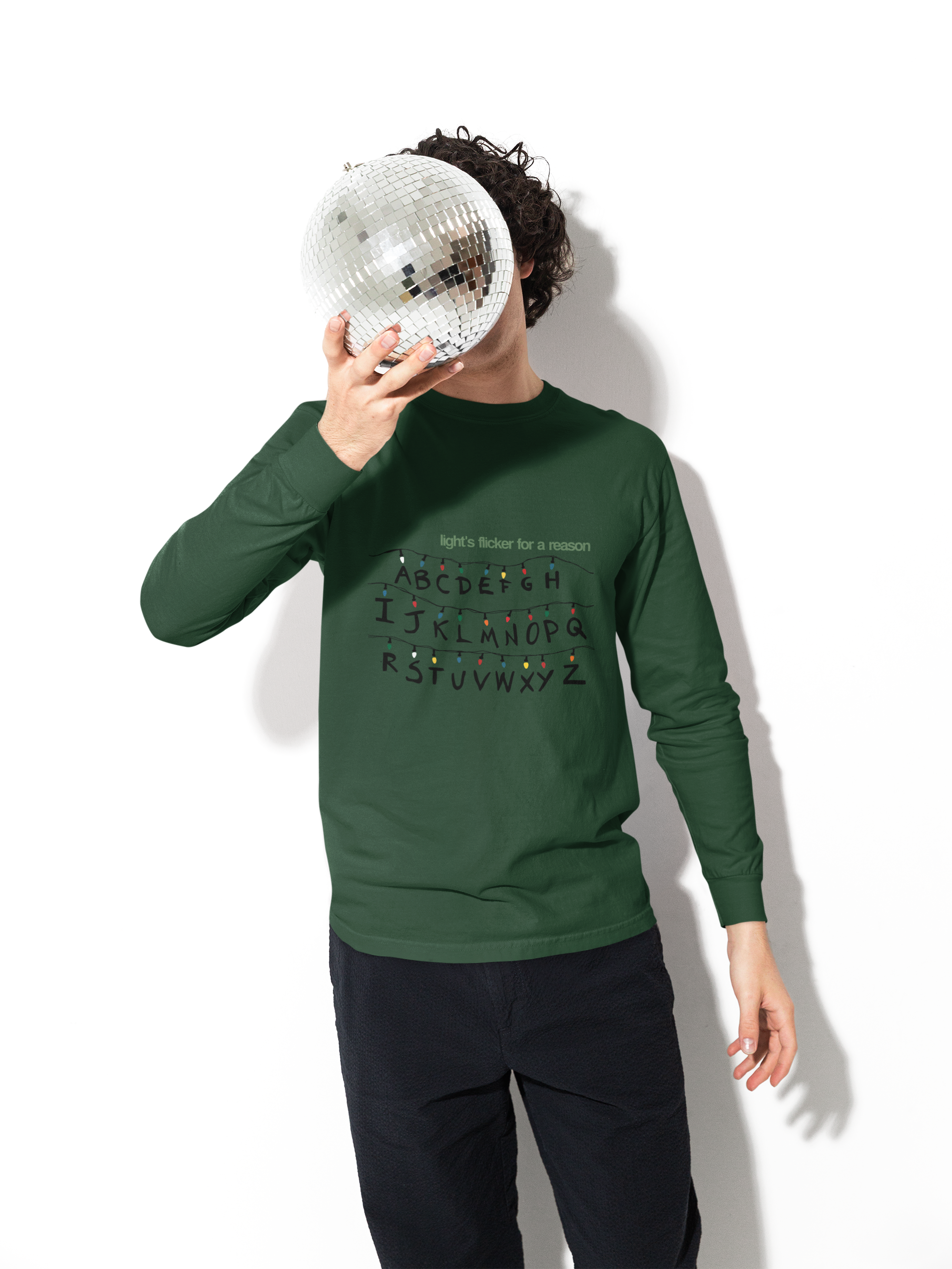 Flickering Lights Alphabet Tee